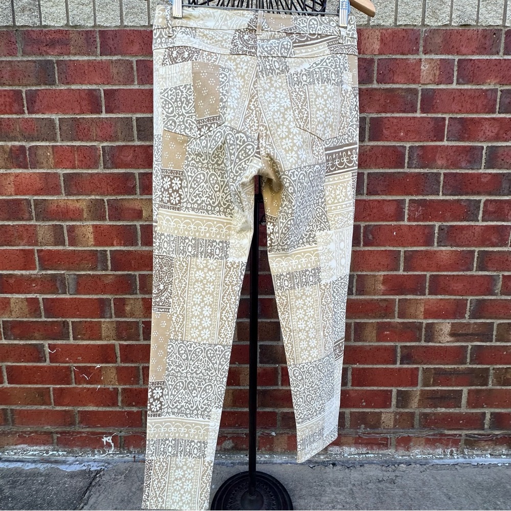 J. Mclaughlin Patchwork Print Straight Leg Pant S… - image 6